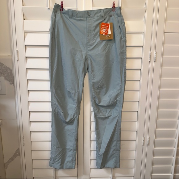 New SIMMS Superlight Pants UPF 50+ Water Repel Cooling Ocean Breeze 36 Fishing - Picture 1 of 16